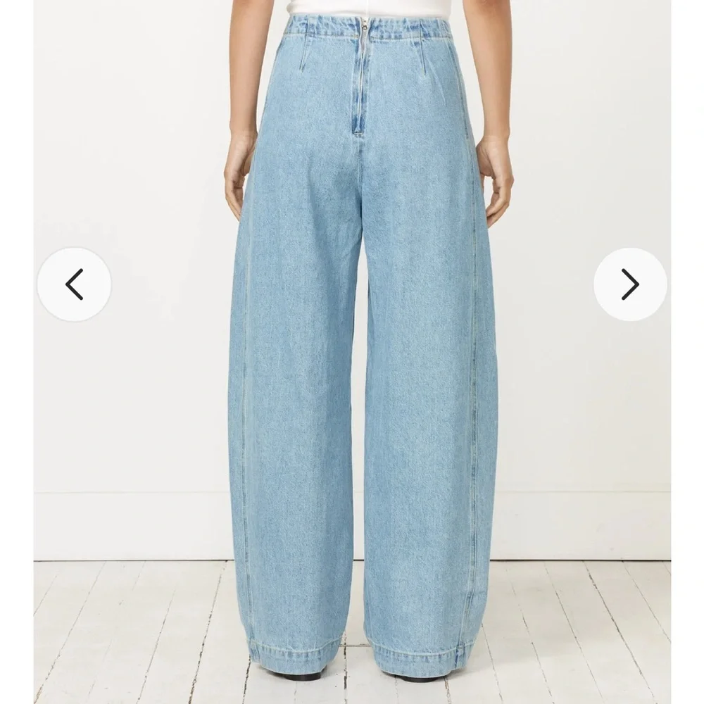 Rachel Comey Light Blue Wide Leg Jeans - Picture 3 of 7